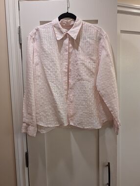 Liz Claiborne 100% Irish Linen Blouse,L